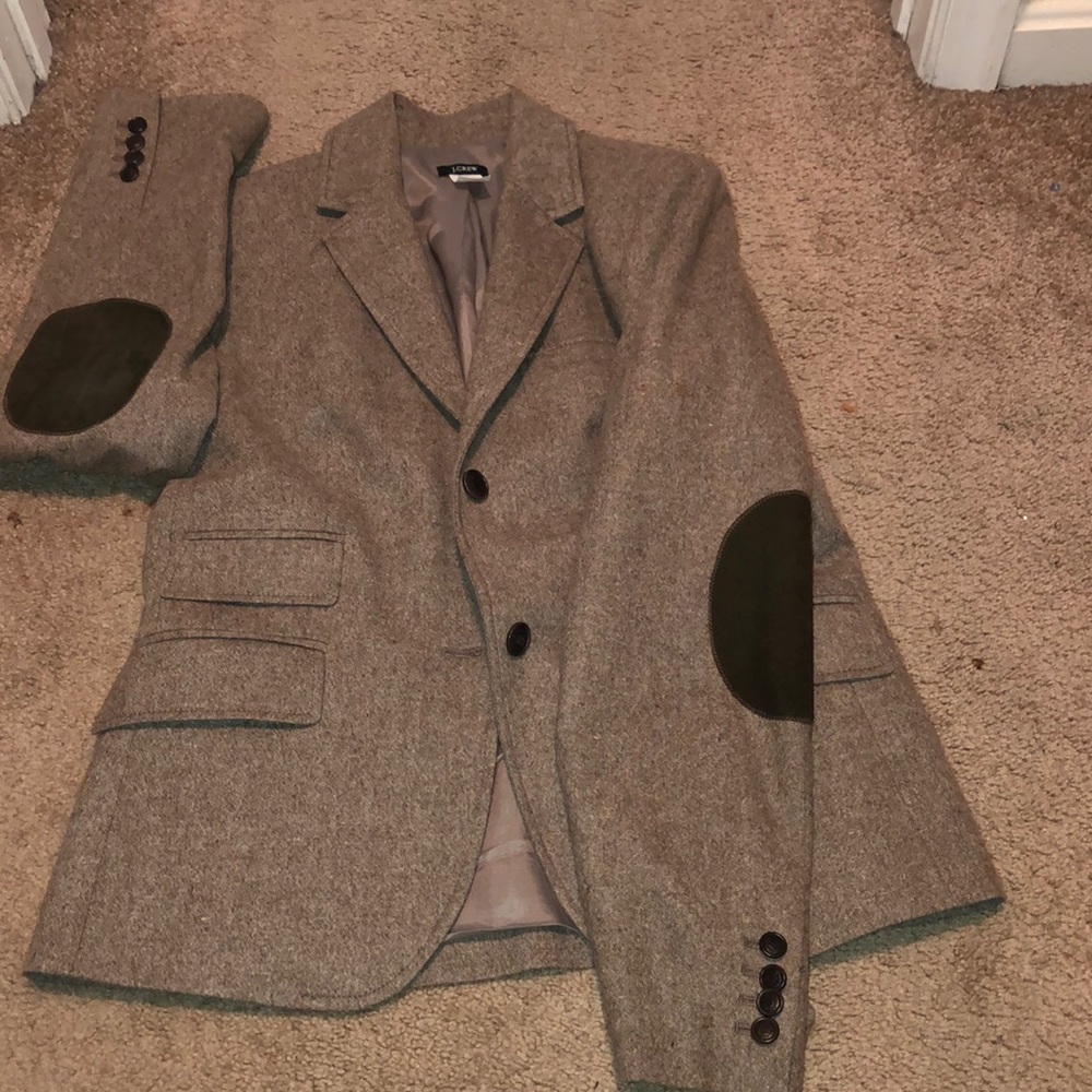 J Crew Tan Blazer Size 12.